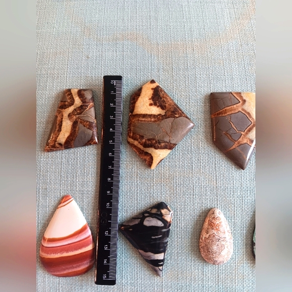 Custom Pendant Turquoise Assorted Gemstone Cabochons New Sterling Silver - Picture 4 of 15